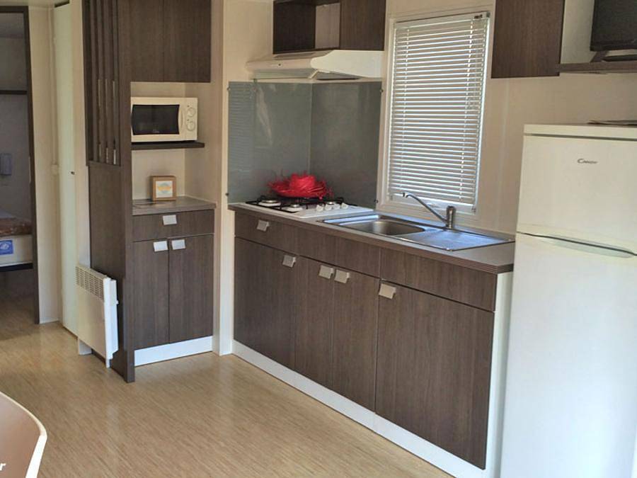 Camping Le Beauséjour - Mobile home 4 persons - Cocoon+ 4 sleeps 2 bedrooms 24m² (2 bedrooms) in La Côte Vermeille, Argelès-sur-Mer