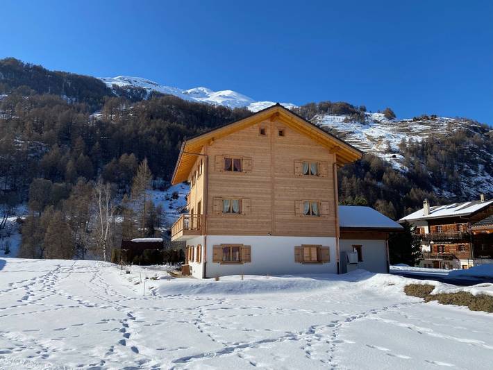 Hütte für 4 Personen, mit Garten in Evolène