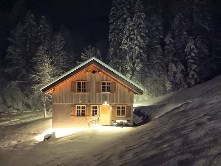 Ferienhaus für 9 Personen, mit Garten und Sauna im Bregenzerwald
