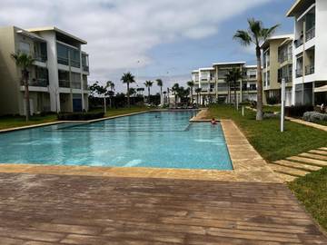 Gîte pour 5 personnes, avec balcon et vue ainsi que piscine et jardin dans Sidi Rahal