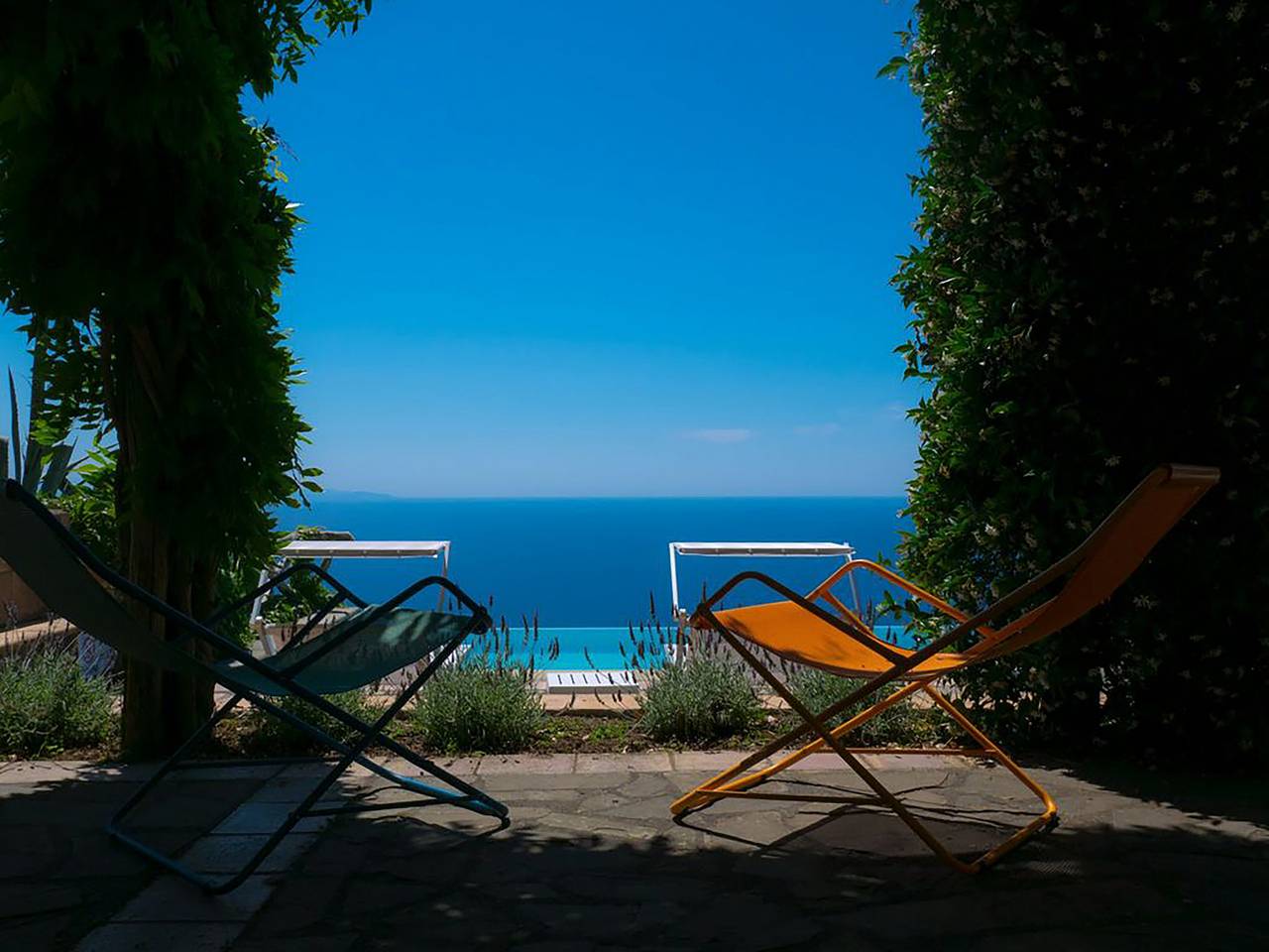 Villa Raffaella con Piscina Privata, Vista Mare, Parcheggio e Giardino in Province de Naples