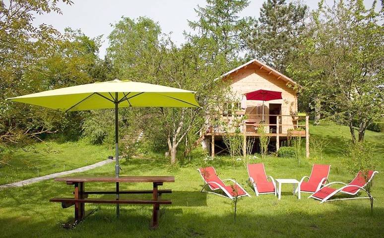 Chalet pour 4 personnes, avec vue et jardin, animaux acceptés
