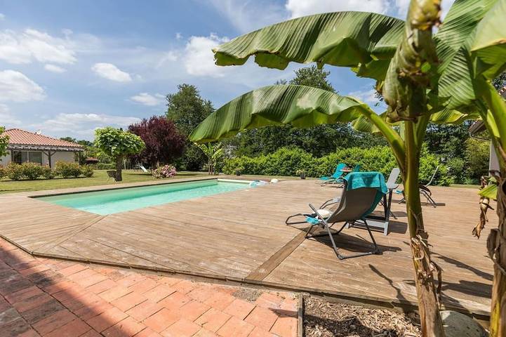 Maison de vacances pour 4 personnes, avec jardin et piscine