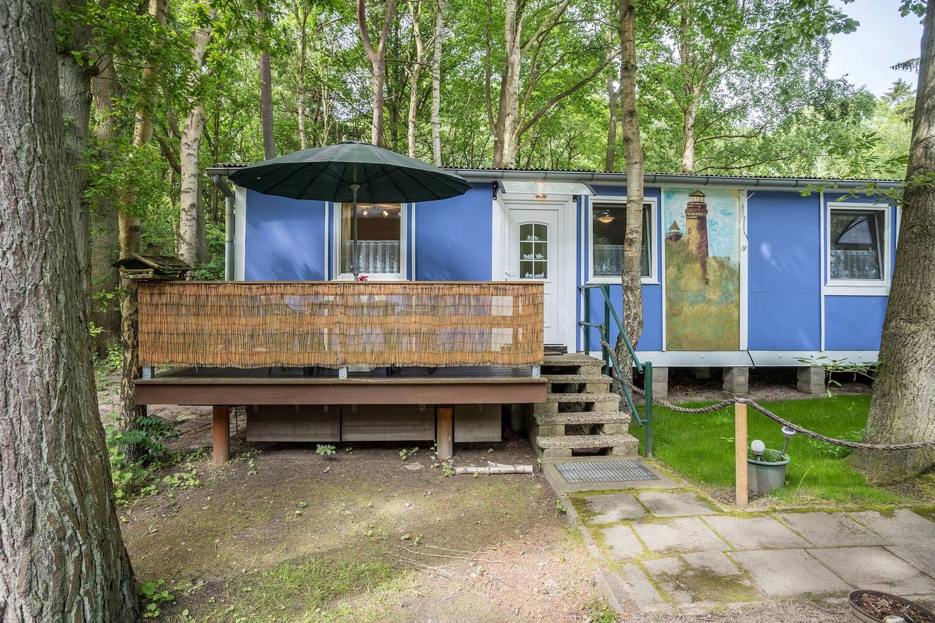 Bungalow 'Arkona Bgl 1' mit privater Terrasse und Wlan in Bakenberg, Dranske