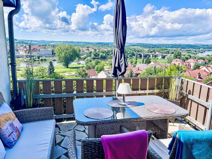Ferienhaus für 3 Personen, mit Terrasse und Ausblick in Sächsische Schweiz - 4