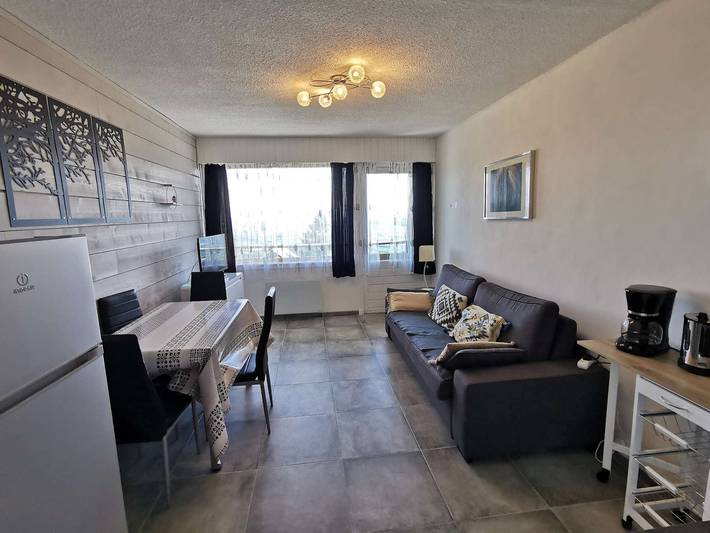 Studio pour 6 personnes, avec Balcon