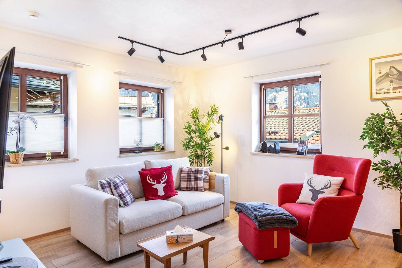 Ganze Wohnung, Ammerstube - Alpine Design-Ferienwohnung zentral in Oberammergau in Oberammergau, Bayerische Alpen