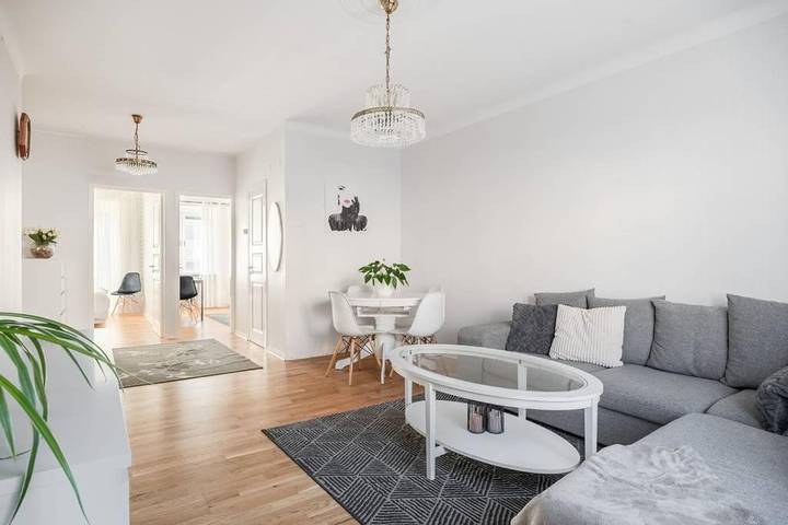 Lägenhet för 4 Personer, med trädgård i Landskrona