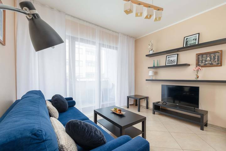 Lägenhet för 5 Personer, med balkong/terrass, barnvänlig i Polen