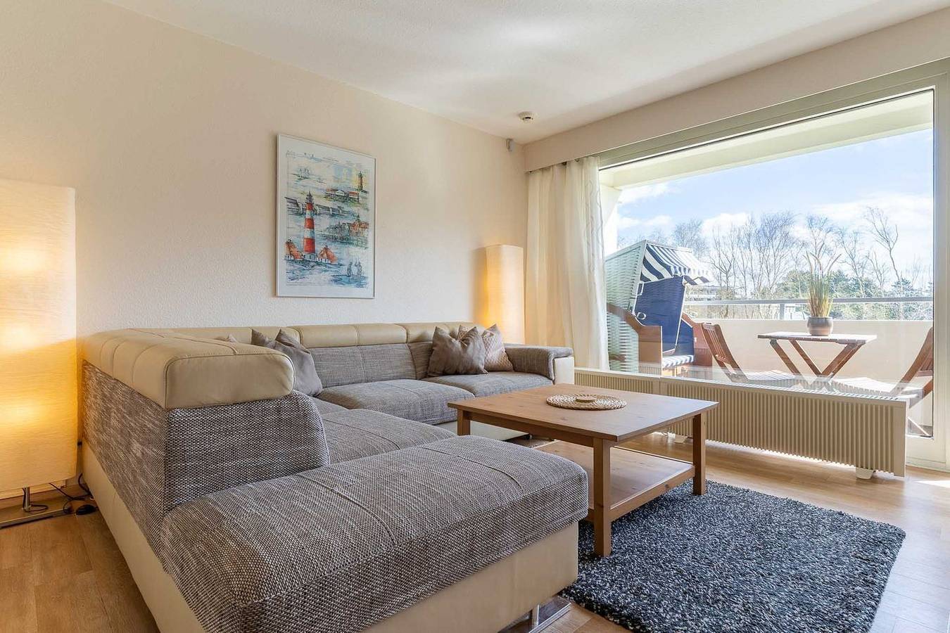 Ganze Wohnung, Schöne zentrumsnahe 41qm große Wohnung im 1. Og in St. Peter-Bad, St. Peter-Ording