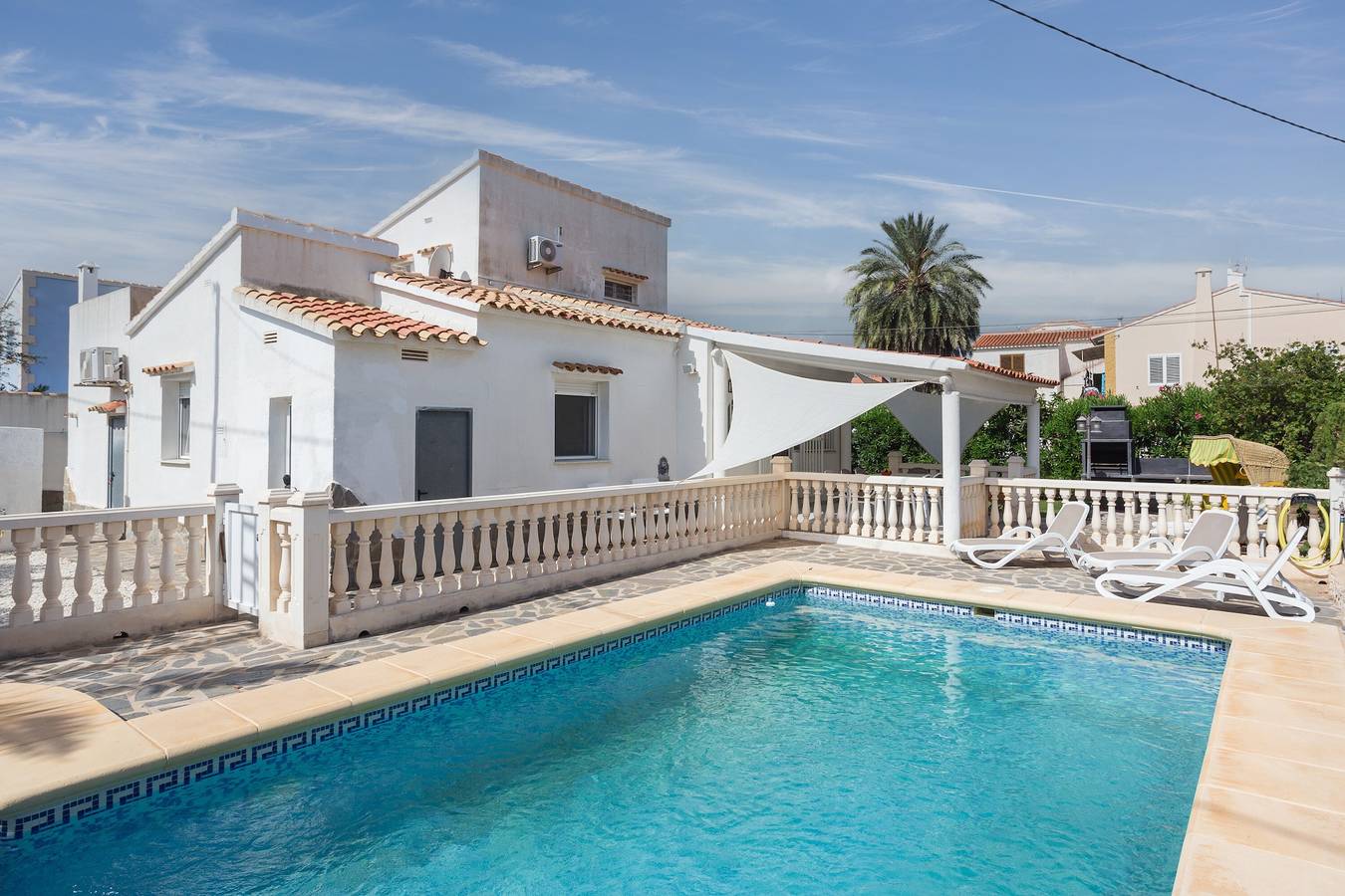Maison de vacances 'Aquarius' avec piscine privée, Wi-Fi et climatisation in Almadrava, Costa Blanca