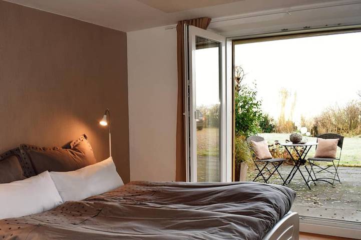 Ferienwohnung für 3 Personen, mit Garten und Sauna sowie Terrasse in Galmsbüll - 2