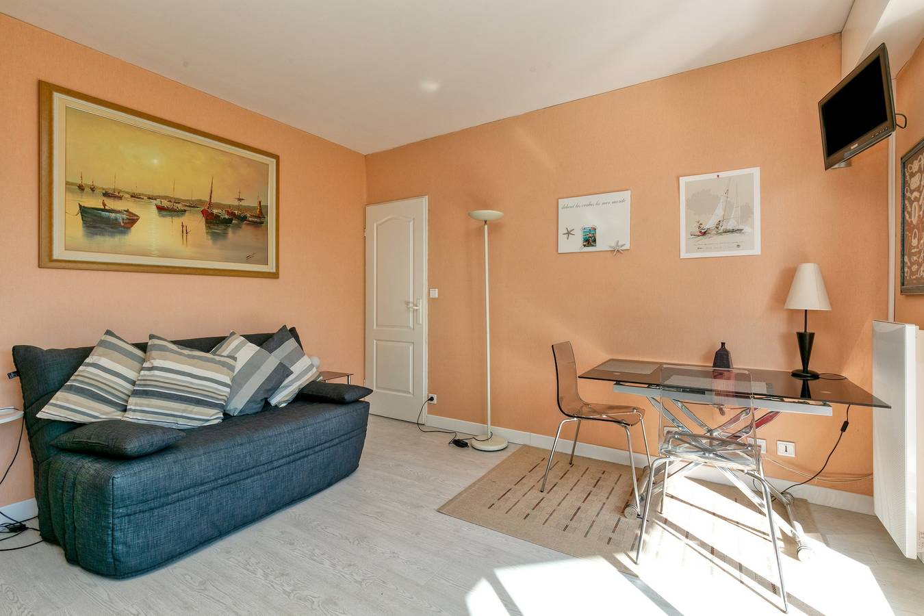 Estudio entero, Apartamento estudio 'Cosy Au Bord De L'eau' con balcón in La Baule-Escoublac, Côte de Jade