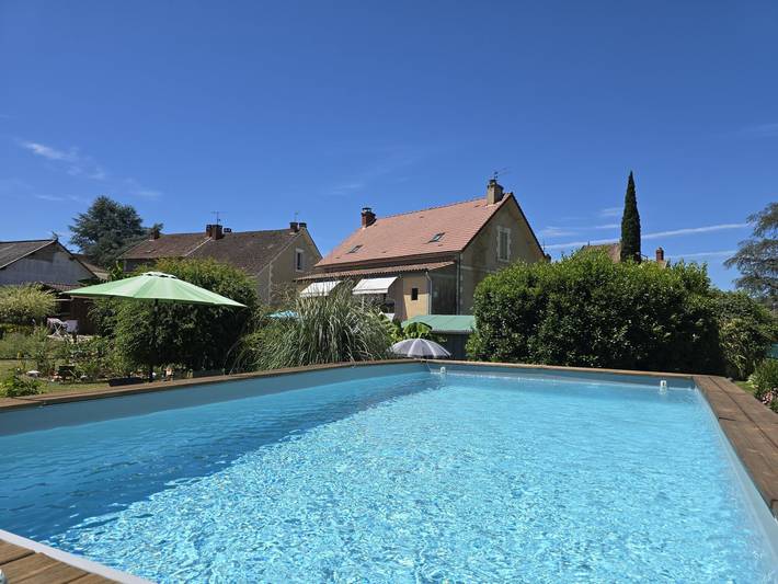 Chambre d’hôte pour 4 personnes, avec Jardin et Piscine