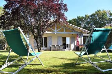 Gîte pour 6 personnes, avec terrasse et jardin à Saubion