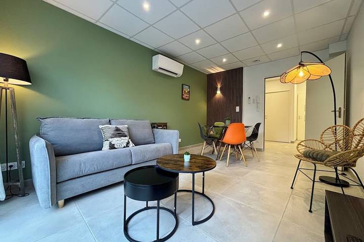 Appartement de vacances pour 4 personnes, avec jardin