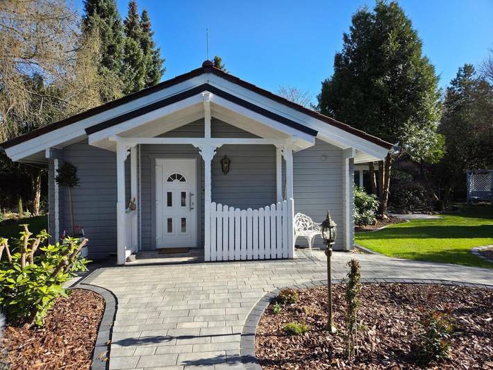 Ferienhaus für 4 Personen, mit Terrasse und Garten