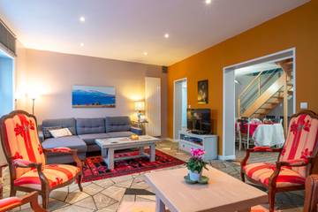 Location de vacances pour 8 personnes, avec jardin et terrasse à Moëlan-sur-Mer