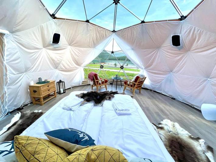 Lodge für 2 Personen, mit Sauna und Terrasse sowie Whirlpool und Garten in Ost-Norwegen - 3