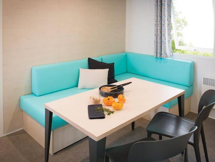 Mobil home pour 4 personnes, avec terrasse et piscine dans Plage des Govelins - 2