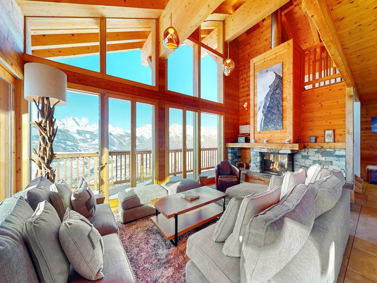 Chalet in Veysonnaz mit Whirlpool in Veysonnaz, Walliser Alpen