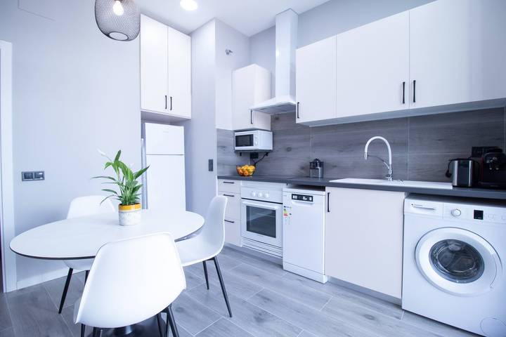 Entire studio, Studio for 4 people in La Malvarrosa, Valencia