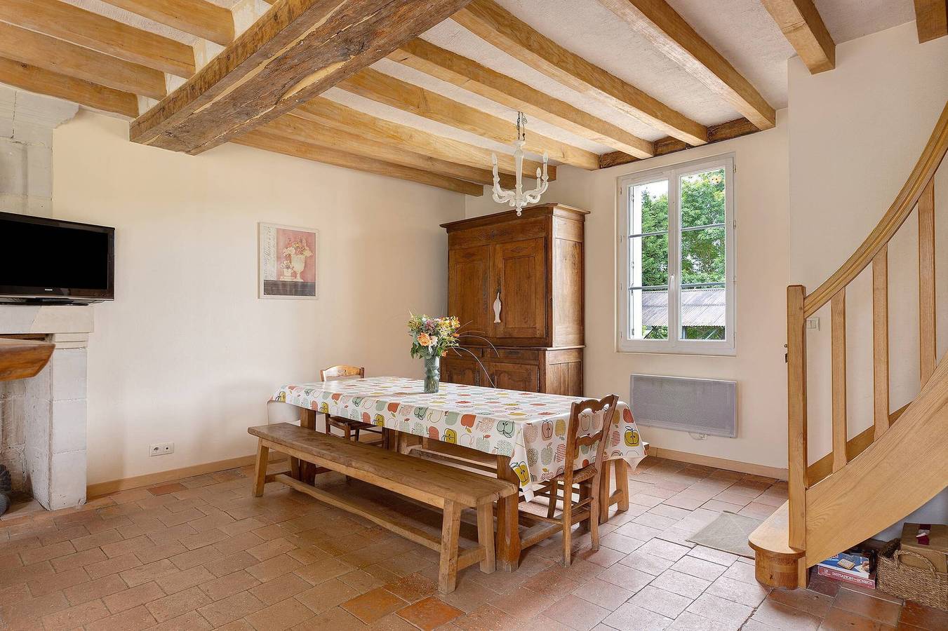 Bed & Breakfast 'Les Sept Arpents' met gedeelde tuin en wifi in Rigny-Ussé, Loiredal