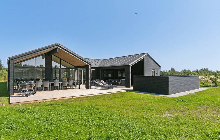 Ferienhaus für 18 Personen, mit Terrasse und Garten sowie Pool und Sauna in Aalbæk - 2