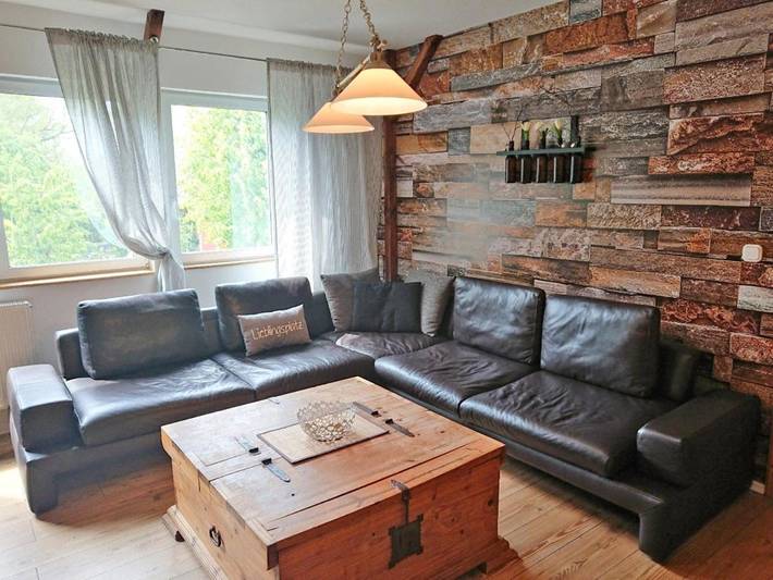 Ferienwohnung für 3 Personen, mit Balkon und Terrasse sowie Seeblick in Vipperow - 2