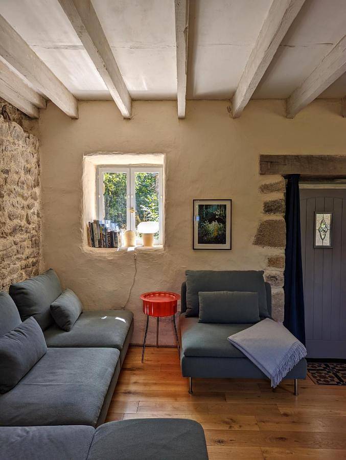 Double Room with Garden View in Lescouët-Gouarec, Région de Guingamp