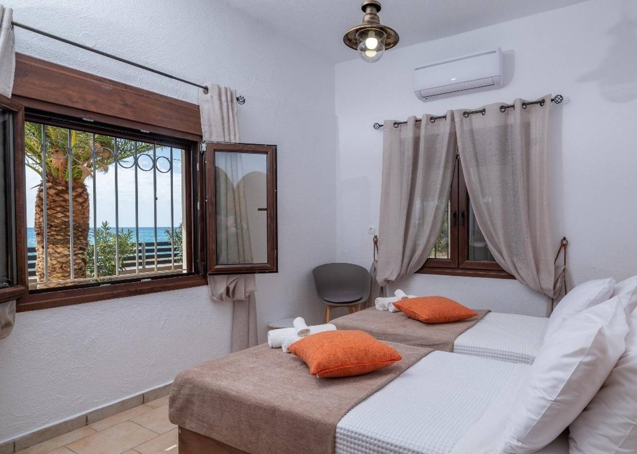 Ganze Wohnung, Ferienwohnung für 4 Personen mit Meerblick in Keratokampos, Iraklio-Heraklion und Umgebung