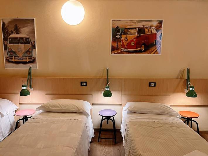 Hostel dla 4 osób, z ogród w Bergamo