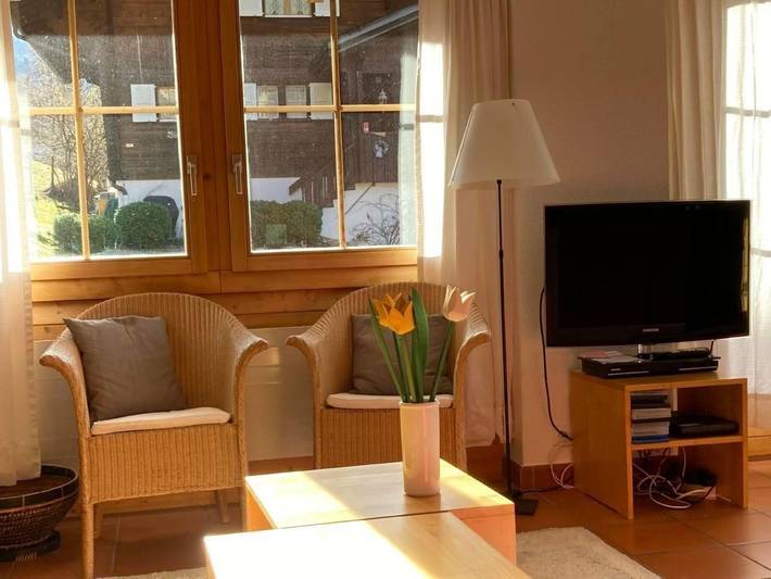 Gîte pour 5 personnes, avec balcon dans Wengen - 3