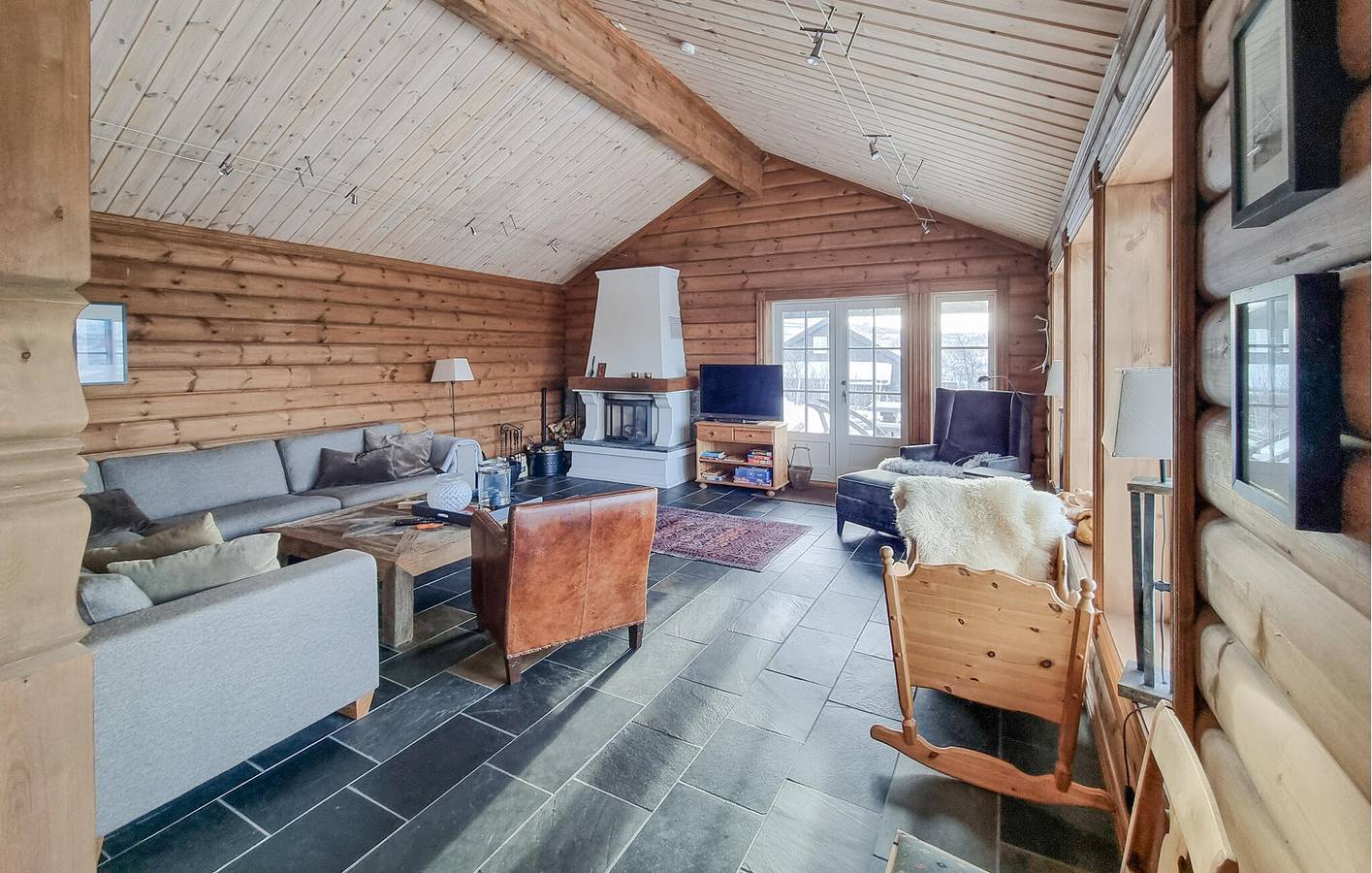 Ferienhaus für 10 Personen mit Sauna in Vang