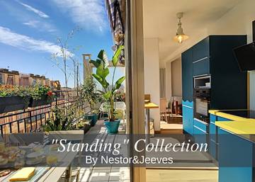 Gîte pour 4 personnes, avec terrasse dans Place Massena