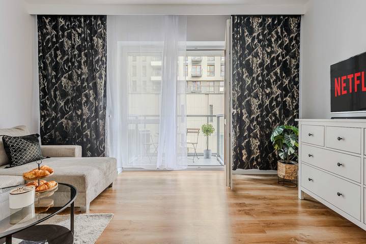 Cały apartament, Lumina stylish apart with parking in City Center in Łódź, Województwo łódzkie