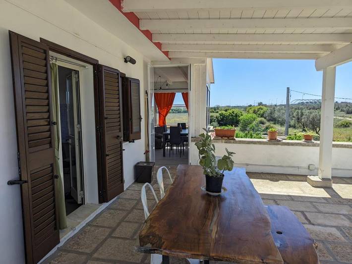 Gîte pour 4 personnes, avec vue et jardin à Miggiano