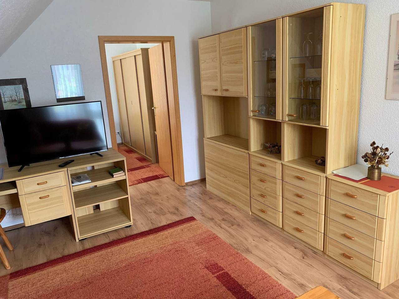 Appartement de vacances entier, Ferienhaus Hirschrudel - Ferienwohnung 4 in Katzow, Vorpommern Greifswald