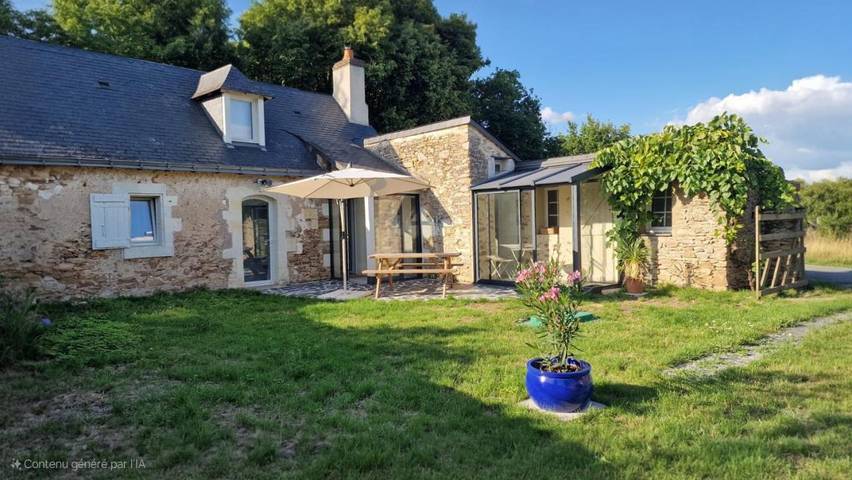 Maison de vacances pour 6 personnes, avec jardin