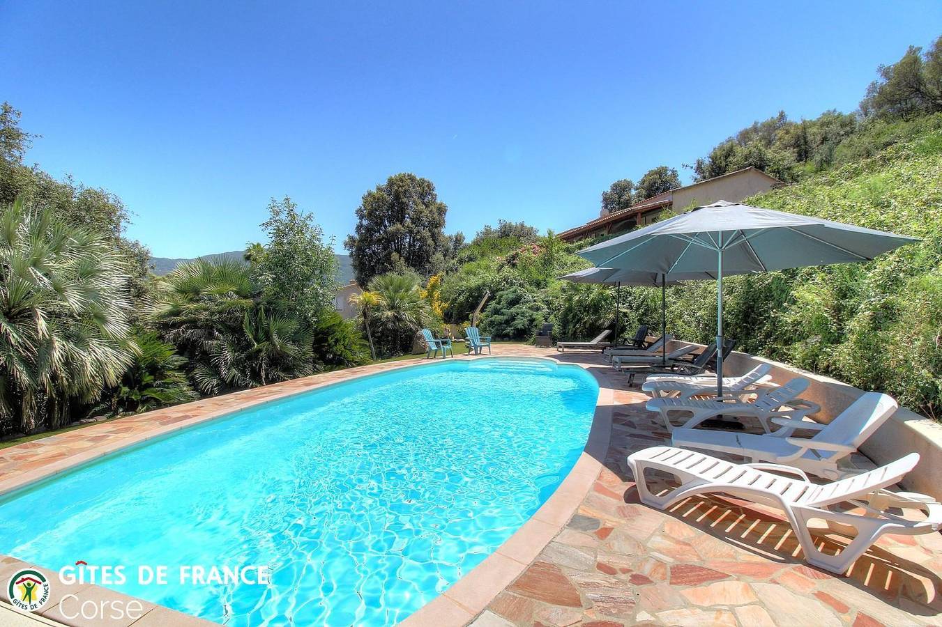 Gîte pour 4 personnes avec terrasse in Casaglione, Région d'Ajaccio