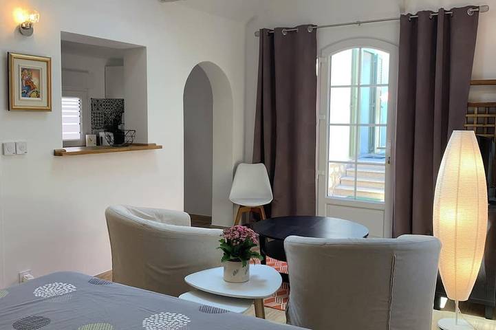 Strandhaus für 2 Personen, mit Terrasse und Garten an der Côte d'Azur