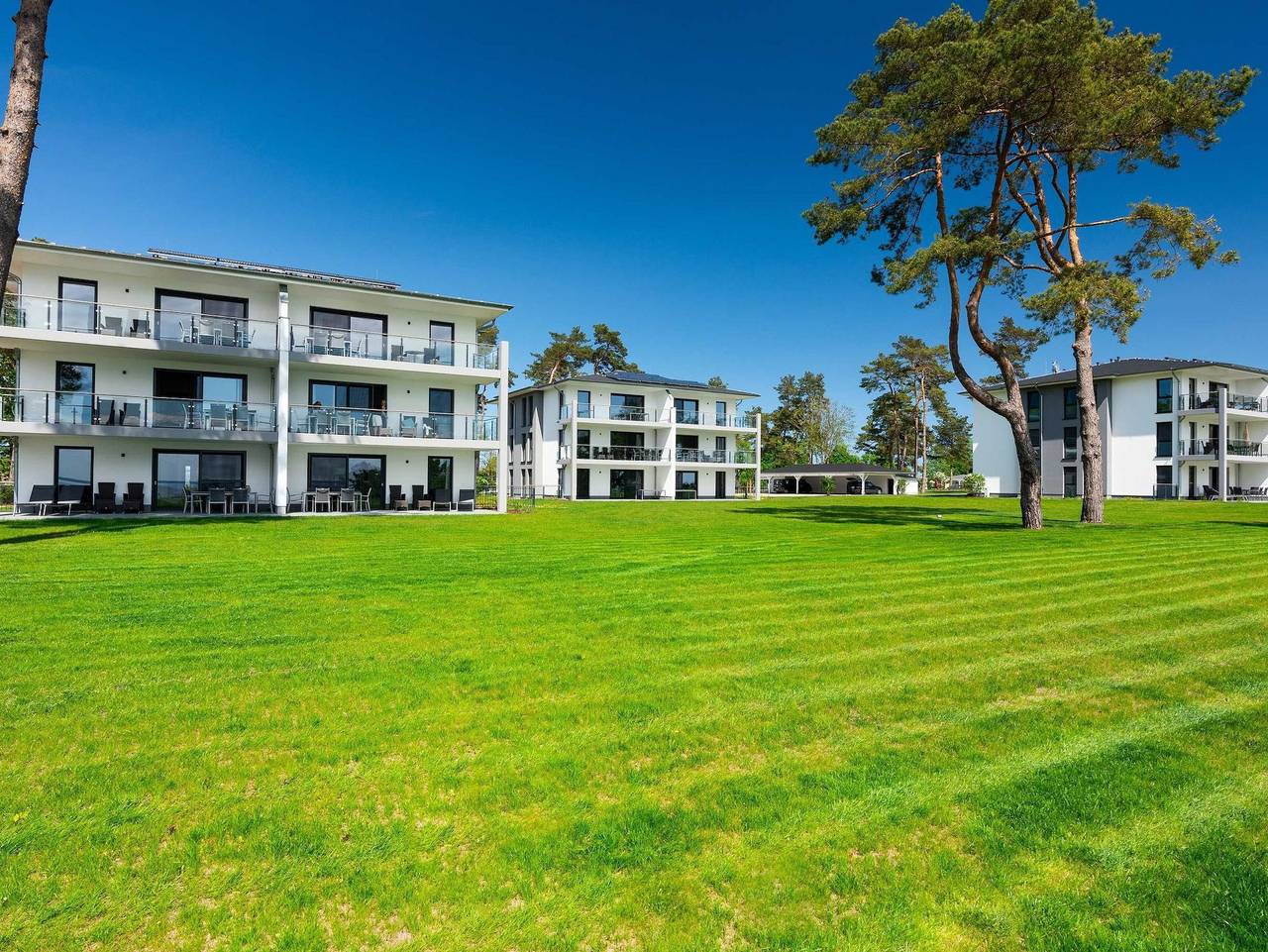 Ganze Ferienwohnung, Terrassenwohnung Inselreich - Oase am Haff - Inselreich (1-1) in Zirchow, Usedom