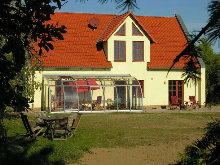 Ferienhaus für 3 Personen, mit Garten