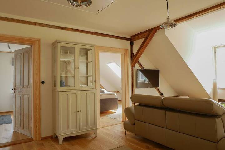 Ferienwohnung für 3 Personen, mit Garten