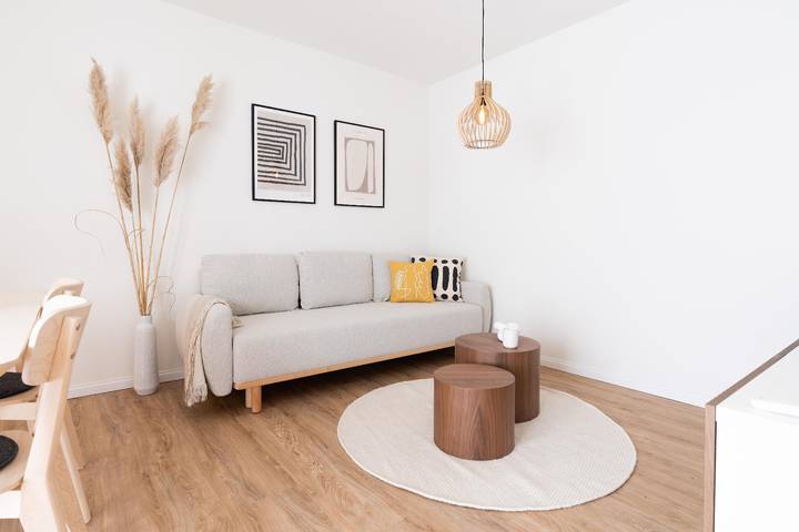 Ferienwohnung für 3 Personen, mit Terrasse und Garten, kinderfreundlich in Mildstedt