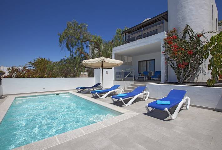 Villa pour 7 personnes, avec vue sur l’océan ainsi que jardin et balcon à Puerto del Carmen - 3