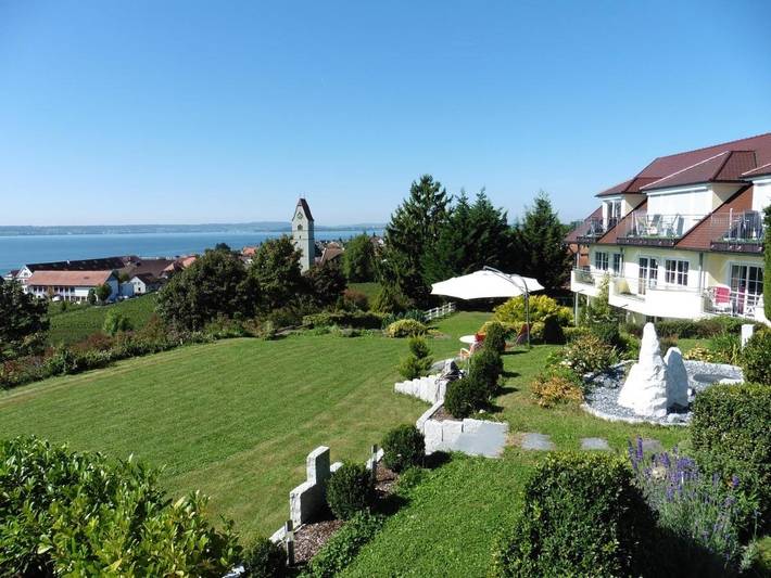 Ferienwohnung für 3 Personen, mit Balkon und Terrasse sowie Garten und Ausblick in Hagnau am Bodensee - 4