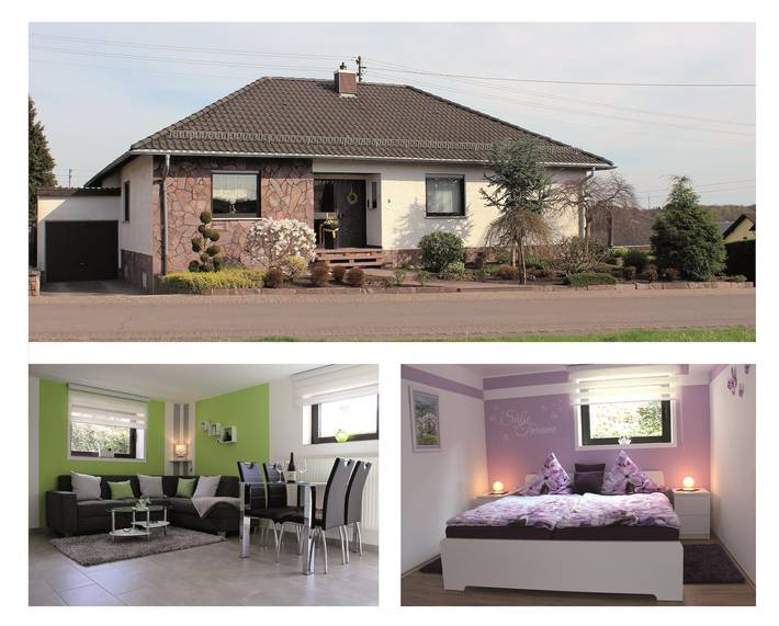 Ferienwohnung für 4 Personen, mit Terrasse und Garten in der Saarschleife