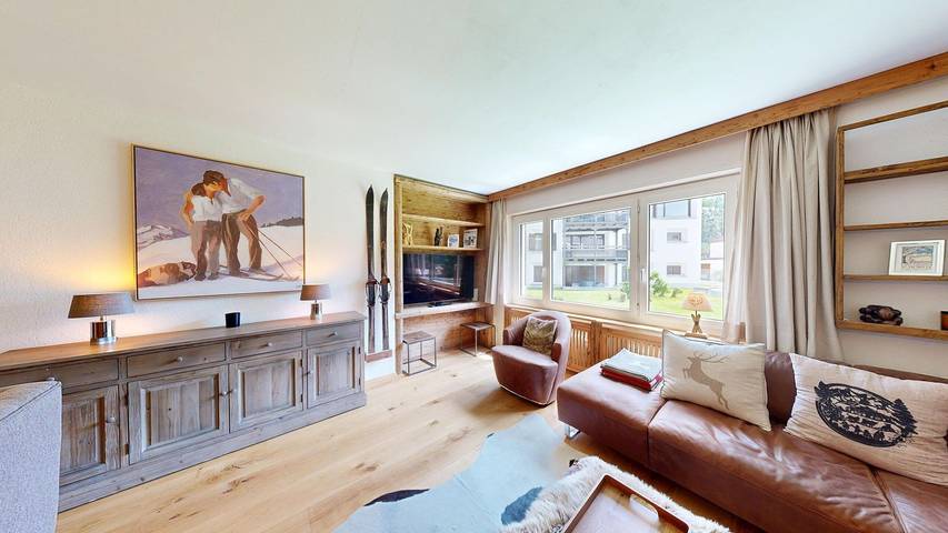Ganze Wohnung, Apartment Belmunt - stilvoll, modern und zentral in St. Moritz 3 Bad, St. Moritz