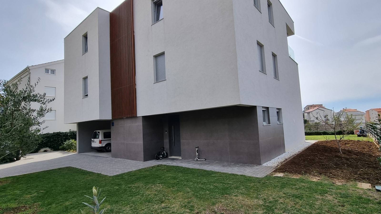 Ganze Wohnung, 1-Zimmer-Ferienwohnung mit Terrasse und Meerblick Podstrana, Split A-22298-a in Podstrana, Split-Dalmatien